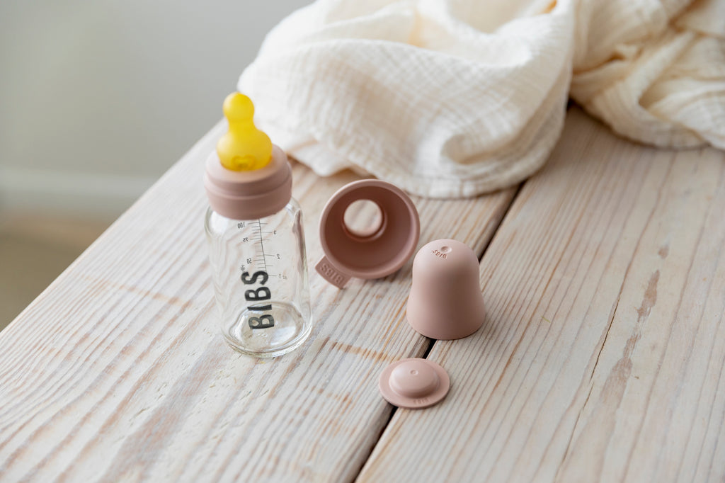 BIBS stiklinis buteliukas "Blush"
