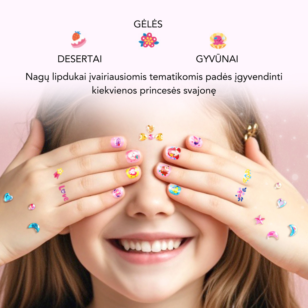 Mideer lipdukai nagamas "Princesė"