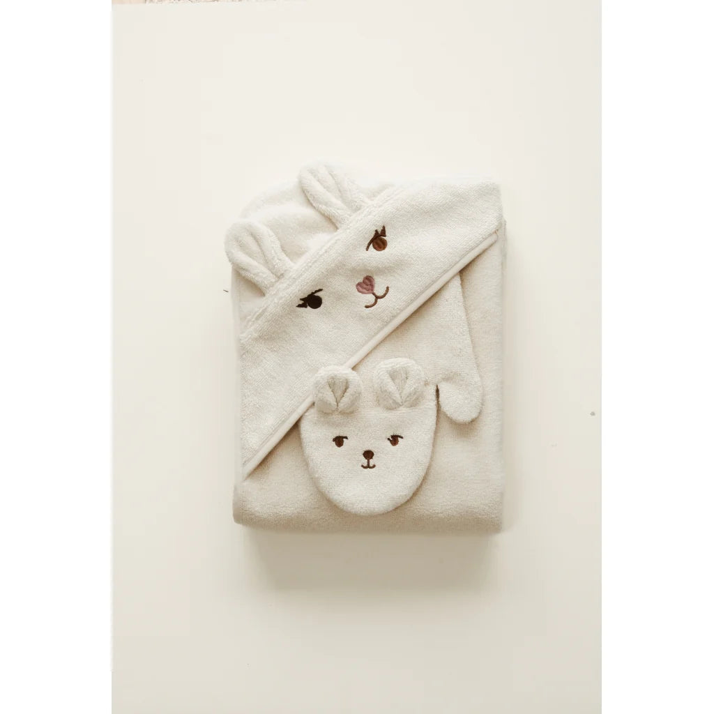 Fabelab kūdikių rankšluostis "Bunny"