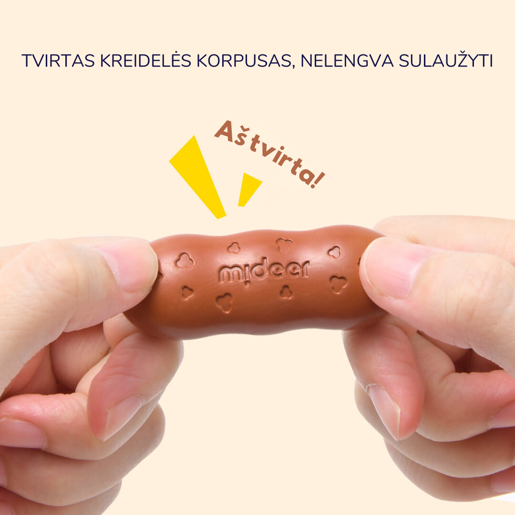 Mideer bičių vaško kreidelės "Pupelės"