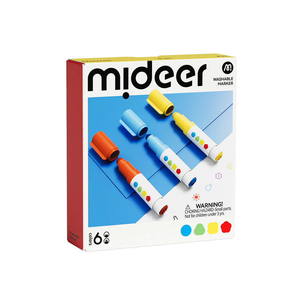 Mideer dvipusiai nuplaunami markeriai antspaudai