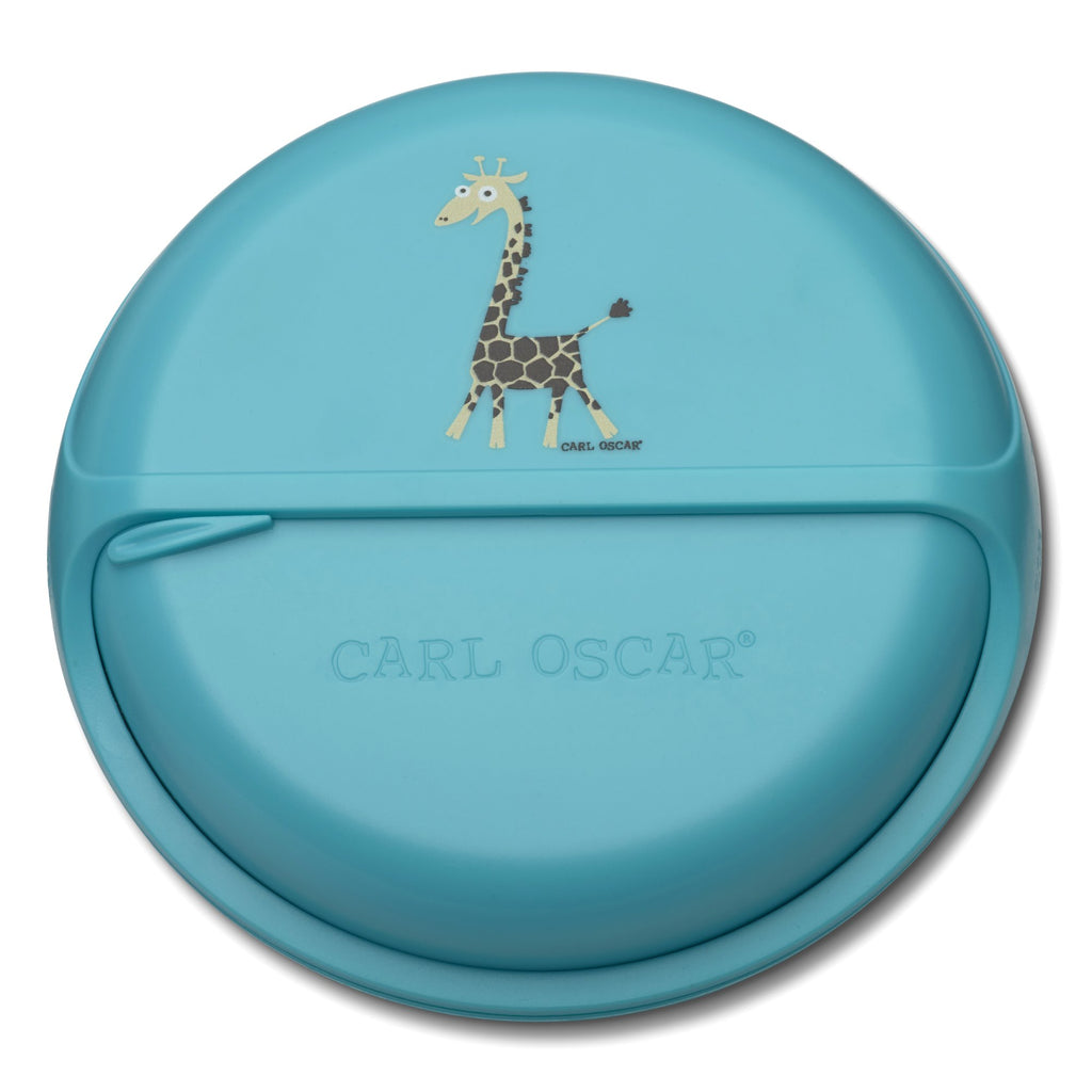 Besisukanti užkandžių dėžutė vaikams "Turquoise - Giraffe"