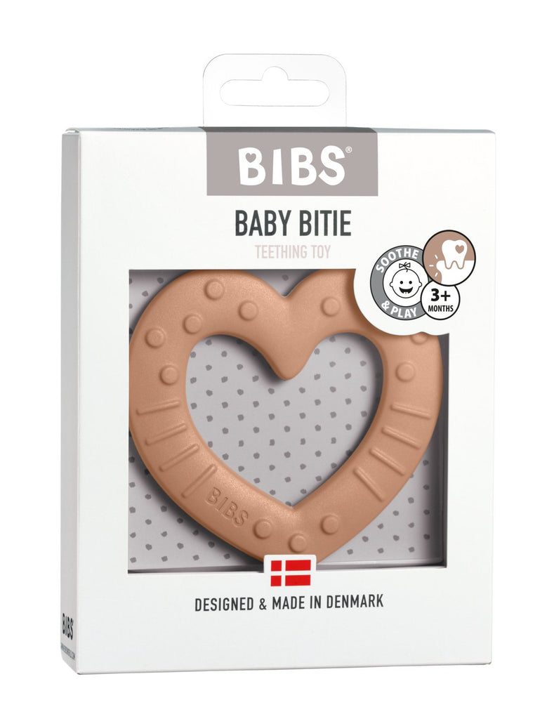 BIBS kramtukas širdelė "Bitie Peach"